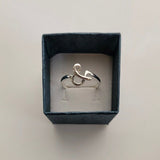 Silver Ampersand Ring: Conversation Starter