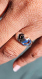 Silver Claddagh Promise Ring: Irish Celtic Handmade Jewelry