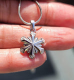 Sterling silver Maltese Cross necklace, handmade jewelry, Christmas Day religious gift
