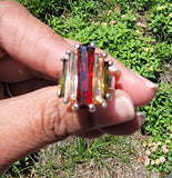 Chester Allen Sterling Silver Crystal Ring - New Orleans Gift