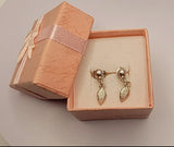 Sterling Silver Leaf Drop Earrings: Nature Inspired Jewelry
