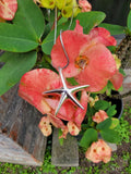 Sterling Silver Starfish Pendant Necklace: Ocean Inspired Jewelry