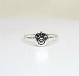 Sterling Silver Hamsa Hand Ring: Evil Eye Protection, Kabbalah Jewelry