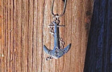 Sterling Silver Anchor Pendant Necklace: Mariner's Gift