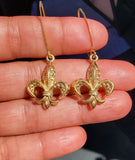 Handmade Sterling Silver Fleur de Lis Pendant: New Orleans Jewelry