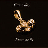 Handmade Sterling Silver Fleur de Lis Pendant: New Orleans Jewelry