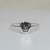 Sterling Silver Hamsa Hand Pendant: Tree of Life, Marcasite, Judaica