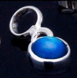 Blue Sapphire Color Sterling Silver Necklace: Handmade Minimalist Jewelry