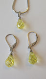 Peridot Drop Earrings Sterling Silver: August Birthstone Jewelry