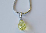 Peridot Sterling Silver Pendant: August Birthstone Jewelry Gift