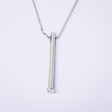 Sterling Silver Nail Pendant Charm: Handmade Construction Jewelry