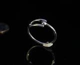 Tuning Fork Sterling Silver Ring: Sound Science Jewelry