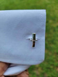 Silver Cufflinks: Egyptian Ankh Design, handmade jewelry, gift
