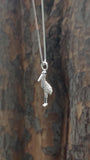 Crystal Crab Pendant Sterling Silver July zodiac sign, Ocean Gulf culture gift