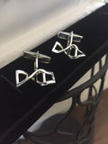 DNA cufflinks, double helix, mens jewelry, science gift