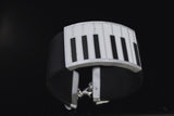 Bracelet Piano keys and Leather Sterling silver Recycled New Orleans Katrina pianist