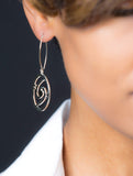 Music note earrings, Unique drop earrings, gift for bass player, Rhythm section, Holdin it Down, Bass clef jewelry