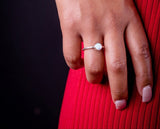 Mothers Day Gift, Opal ring small handmade semiprecious stone