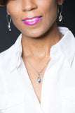 Mothers Day Gift, Handmade drop earrings Sterling silver unique tailored classy look