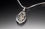 Storm Within Round Necklace & Earring Set_080