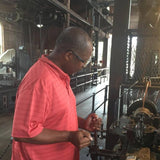 Fleur de lis Tabletop Metal Art, Naturally N'awlins gift “How’s ya mama an’ em?”Chester Allen New Orleans artist