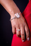 Mothers Day Gift, Opal ring small handmade semiprecious stone