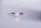 Mothers Day Gift, Opal ring small handmade semiprecious stone
