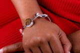 Silver cowrie cuff bracelet Ammonite fossil nautilus handmade golden spiral unique sterling statement bracelet