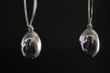 Handmade drop earrings Sterling silver unique tailored classy look