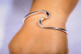 Silver cuff bracelet,