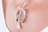 One of a Kind necklace, Chester Allen design Silver abstract pendant