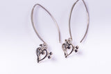 Music heart Drop Earrings