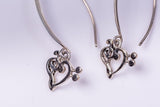 Music heart Drop Earrings