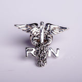 Physician Assistant Pin, silver medical symbol ,caduceus, staff of Hermes, Staff of Asclepius, PA sterling silver handmade