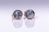Moonstone stud earrings, jewelry of new beginnings, dainty earring, Moonstone earring, Gift for growth, strength, good luck