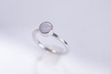 Mothers Day Gift, Opal ring small handmade semiprecious stone