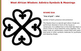 Mothers Day Gift, Nyame Dua Necklace, means Tree of God, Handmade Sterling silver Adinkra Pendant, represents the Sacred spot