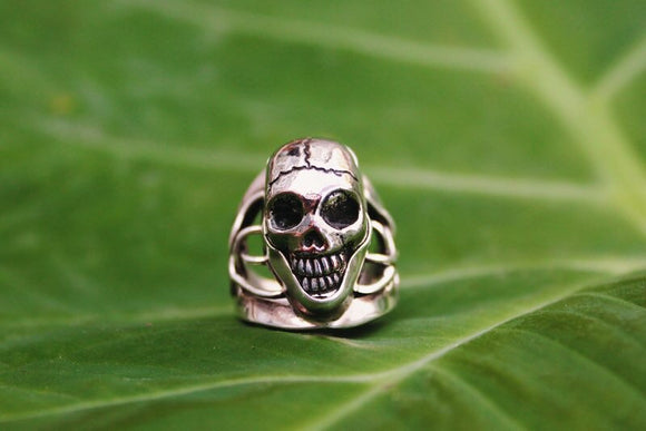 Mothers Day Gift, Skull Ring, sterling silver, skull men’s ring, skull engagement ring