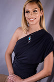 Gift for healing and new beginnings,  Turquoise necklace with moonstone, December birthstone gift