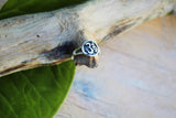 Yoga gift, om ring, meditation jewelry, Hindu symbol, aum symbol, call to the universe, seed mantra, connects to 7th or crown chakra