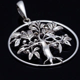 Mothers Day Gift, tree of life necklace, African and Celtic symbols in unique silver pendant,heart sankofa, triqueta