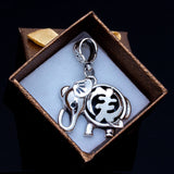 Mothers Day Gift for her, Silver heart necklace pendant Adinkra Sankofa afrocentric ancestor love learn from past meaningful
