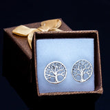 Mothers Day Gift, Tree of Life stud earrings, Hanukkah jewelry