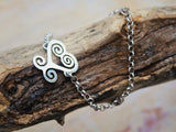 Mothers Day Gift for her, Silver heart necklace pendant Adinkra Sankofa afrocentric ancestor love learn from past meaningful