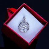 Mothers Day Gift, tree of life necklace, African and Celtic symbols in unique silver pendant,heart sankofa, triqueta