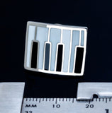 Music Gift, unique piano pin, recycled jewelry, piano keys, New Orleans. Jazz, music inspired, Chester Allen original jewelry art