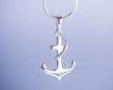 Mothers Day Gift, Marlin or swordfish necklace sterling silver handmade nautical jewelry