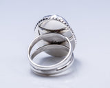 Cowrie shell ring, sterling silver, sign of wealth, prosperity, and fertility, statement ring for man or women, cowry jewelry  a great gift