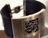 Silver link bracelet, meaningful jewelry for her, Chester Allen original design