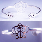 Love theme bracelet, Adinkra symbol love, 45 rpm adaptor jewelry, relationships, anniversary gift, couples gift ideas, Odo Nnyew Fie Kwan